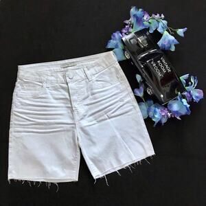 Fidelity Denim NWOT White Bermuda Jean Shorts Women 27